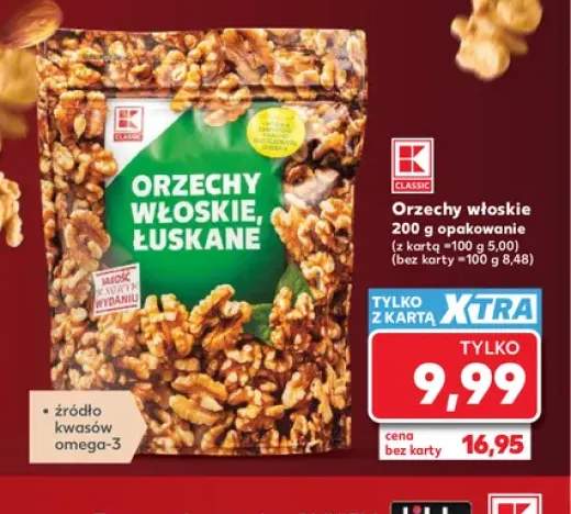 Orzechy włoskie łuskane K-Classic