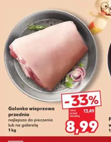 Golonka wieprzowa przednia najlepsza do pieczenia lub na galaretę