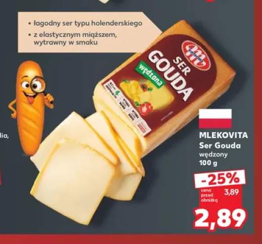Ser gouda wędzony Mlekovita