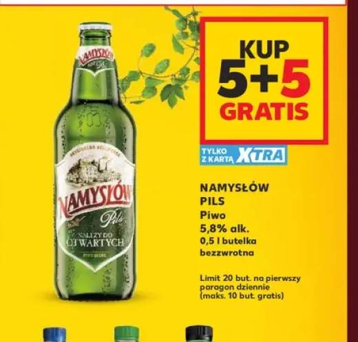 Piwo Namysłów Pils 5,8%