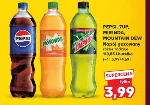 Napój gazowany Pepsi +3 warianty
