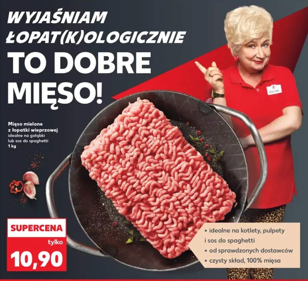 Mięso mielone z łopatki wieprzowej