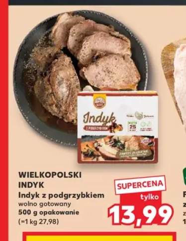 Indyk z podgrzybkiem wolno gotowany Wielkopolski