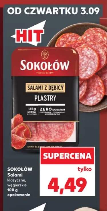 Salami węgierskie Sokołów +1 wariant