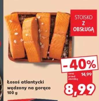 Łosoś atlantycki wędzony na gorąco