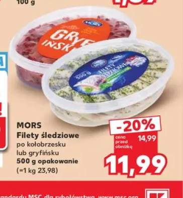Filety śledziowe po kołobrzesku MORS +1 wariant