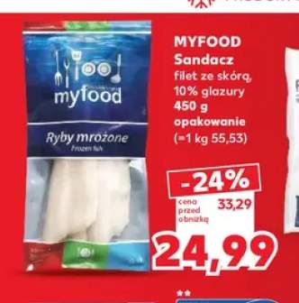 Sandacz filet ze skórą Myfood