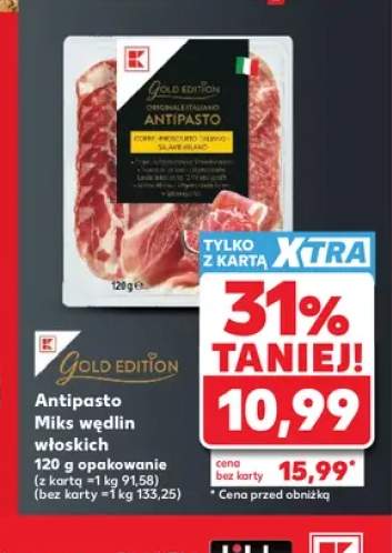 Antipasto miks wędlin włoskich K-Gold Edition