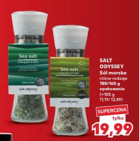 Sól morska z czosnkiem i bazylią Salt Odyssey +1 wariant