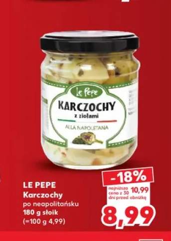 Karczochy po neapolitańsku Le Pepe