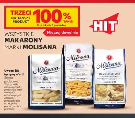 Makarony marki Molisana +3 warianty