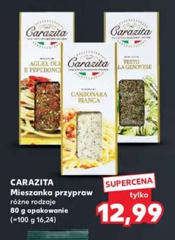 Mieszanka przypraw Aglio Olio e Peperoncino Carazita +2 warianty
