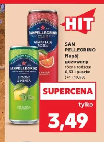 Napój gazowany San Pellegrino Aranciata Rossa +1 wariant