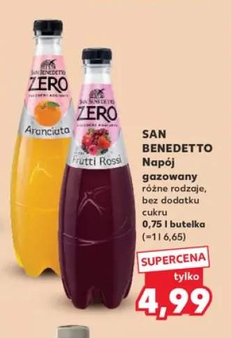Napój gazowany San Benedetto Zero Aranciata bez dodatku cukru +1 wariant