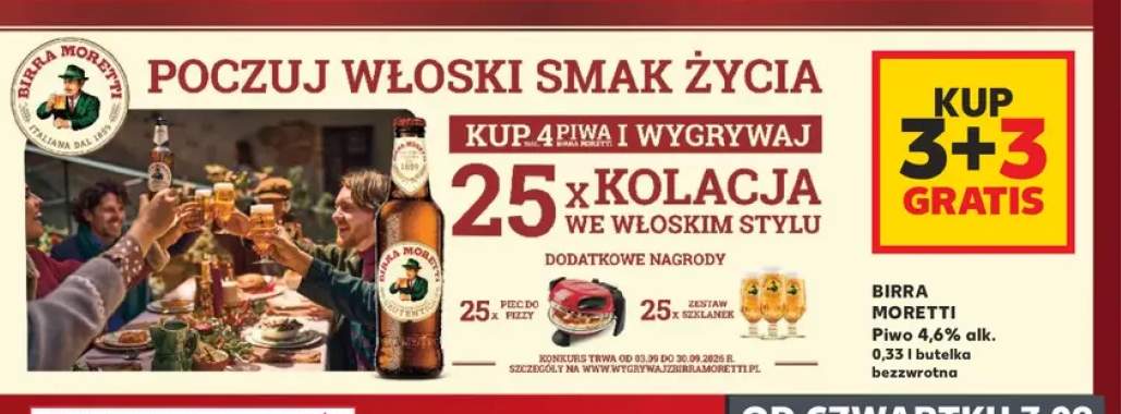 Piwo Birra Moretti 4,6%
