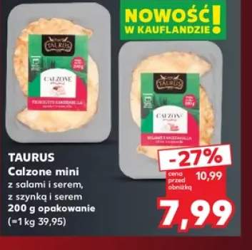 Calzone mini z salami i serem Taurus +1 wariant