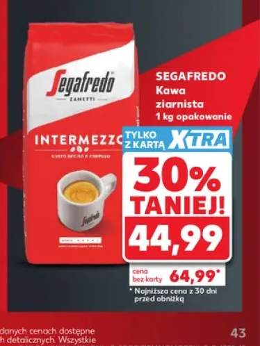 Kawa ziarnista Segafredo Intermezzo