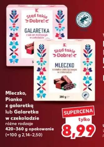 Galaretka z sokiem malinowym w czekoladzie Stąd takie Dobre! +2 warianty