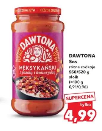 Sos meksykański z fasolą i kukurydzą Dawtona