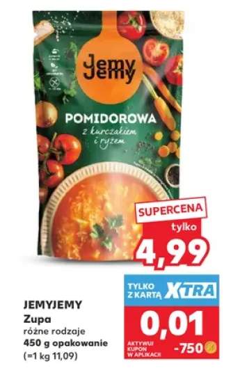 Zupa pomidorowa z kurczakiem i ryżem JemyJemy