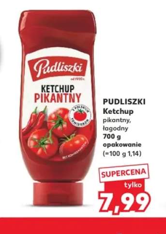 Ketchup łagodny Pudliszki +1 wariant
