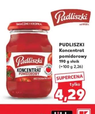 Koncentrat pomidorowy Pudliszki