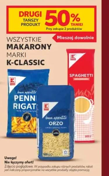 Makarony marki K-Classic +3 warianty
