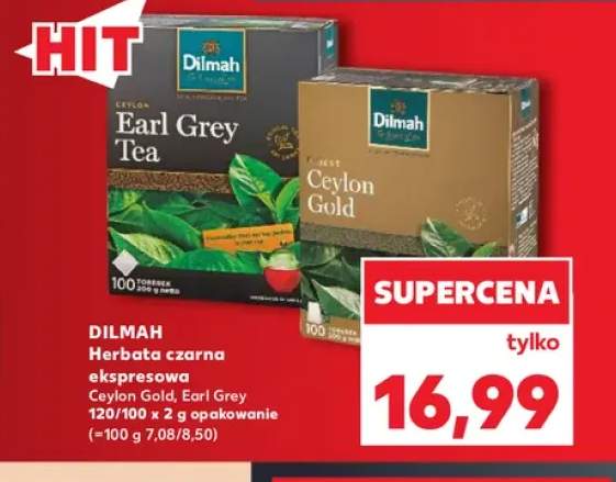 Herbata czarna ekspresowa Dilmah Ceylon Gold +1 wariant