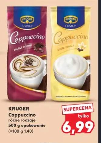Kawa rozpuszczalna Cappuccino Krüger Double Schoko +1 wariant