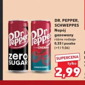 Napój gazowany Dr Pepper Zero Sugar +2 warianty