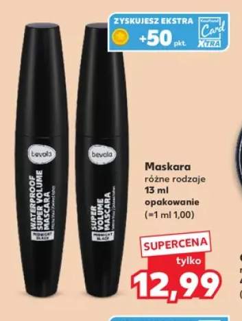 Maskara wodoodporna Bevola Super Volume Midnight Black +1 wariant