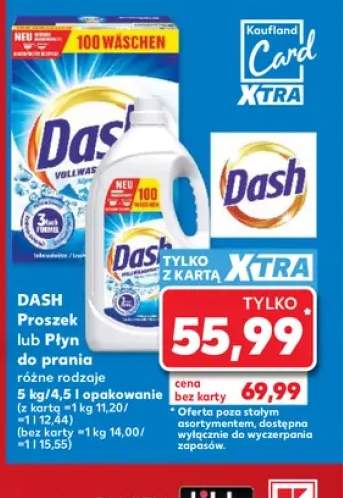 Proszek do prania Dash Vollwaschmittel +1 wariant