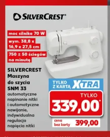 Maszyna do szycia Silvercrest Snm 33