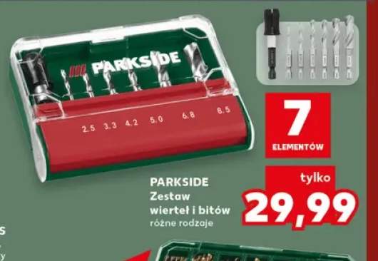 Zestaw wierteł i bitów Parkside