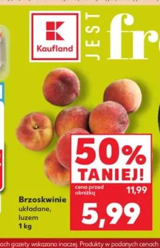 Brzoskwinie układane