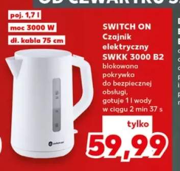 Czajnik elektryczny Switch On Swkk 3000 B2