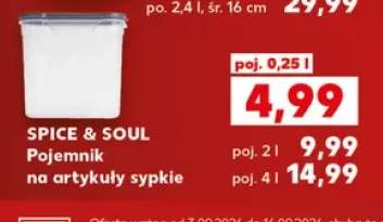Pojemnik na artykuły sypkie Spice & Soul 0,25 l +2 warianty