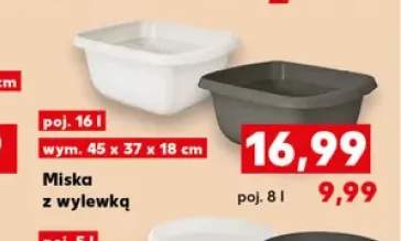 Miska z wylewką 16 l +1 wariant