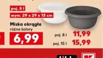 Miska okrągła 5 l +2 warianty