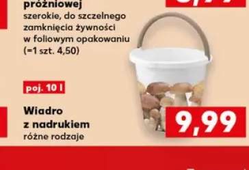Wiadro z nadrukiem 10 l