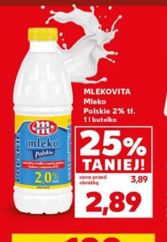 Mleko Polskie Mlekovita 2%