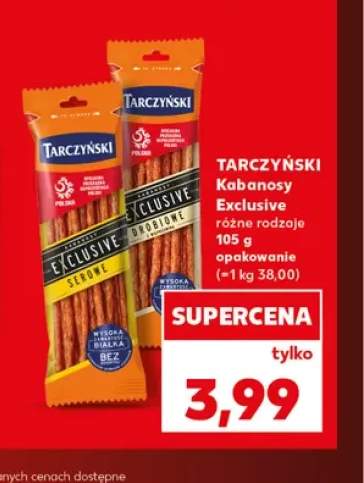 Kabanosy Exclusive serowe Tarczyński +1 wariant