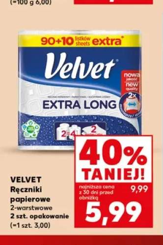 Ręczniki papierowe 2-warstwowe Velvet