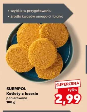 Kotlety z łososia panierowane Suempol