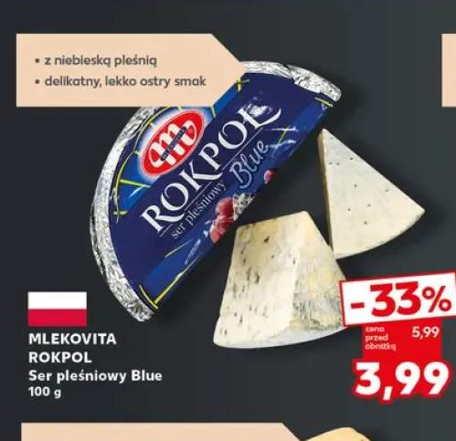 Ser pleśniowy Blue Rokpol Mlekovita