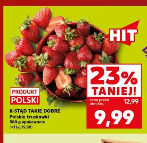 Truskawki polskie K-Stąd Takie Dobre
