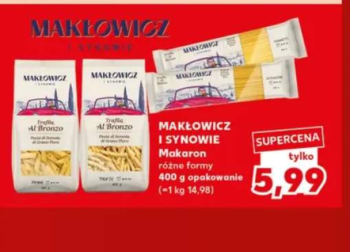 Makaron penne Makłowicz i Synowie +3 warianty