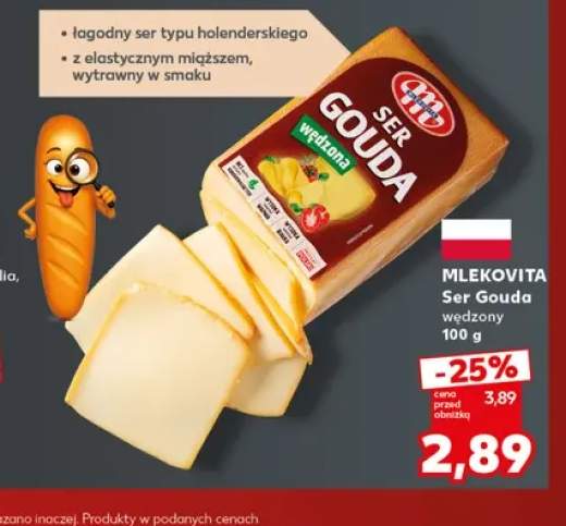 Ser gouda wędzony Mlekovita