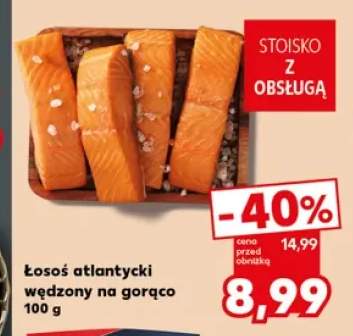 Łosoś atlantycki wędzony na gorąco