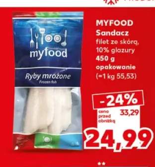 Sandacz filet ze skórą Myfood